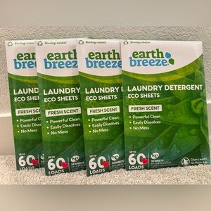 Green Laundry Detergent Eco Sheets-4pack 240 loads